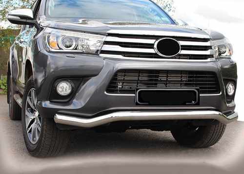 Передній захист ST007 (нерж) для Toyota Hilux 2015+ рр