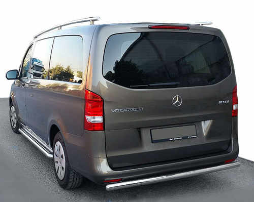 Задній захист AK002 (нерж.) для Mercedes Vito / V W447 2014-2024 рр
