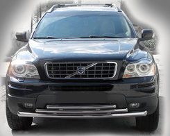 Передній захист ST014-2 (нерж) для Volvo XC90 2002-2014 