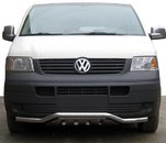 Нижня губа хвиля-гриль ST007-1 (нерж) для Volkswagen T5 Transporter 2003-2010 рр