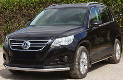 Передній захист ST008 (нерж) для Volkswagen Tiguan 2007-2016 