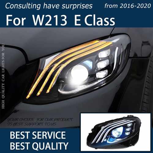 Передні фари Maybach (2 шт, LED) для Mercedes E-сlass W213 2016 ↗︎ мм.