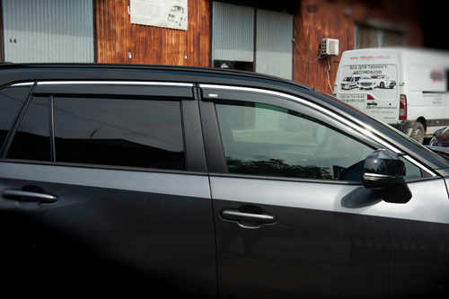 Вітровики з хромом (4 шт, Niken) для Toyota Rav 4 2019-2024