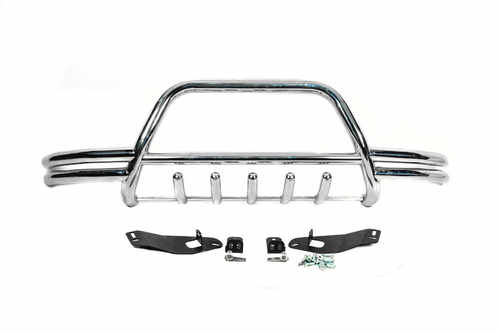 Кенгурятник WT003 Plus-2 (нерж) для Volkswagen T4 Transporter