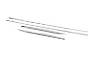 Молдини на двері (4 шт, нерж) для Skoda Fabia 2014-2021 рр