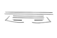 Окантовка вікон (HB) (8 шт, нерж.) для Opel Astra K 2016-2021рр