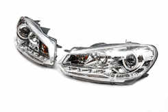 Передние фары Silver (2 шт, LED) для Volkswagen Golf 6