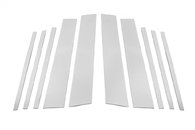 Молдинги дверних стійок (10 шт, нерж.) для Volkswagen Tiguan 2016-2024