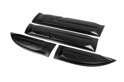 Молдинги дверей (4 шт, ABS) для Mitsubishi L200 2006-2015 рр.