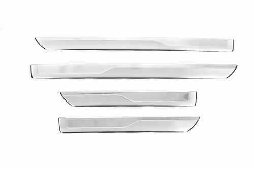 Накладки на пороги OmsaLine (4 шт, нерж) для Skoda Kodiaq