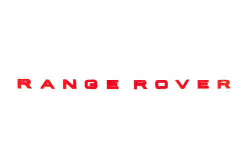 Напис червоний (тип-5) для Тюнінг LandRover Range Rover