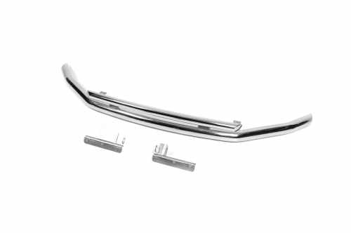 Передний двойной ус ST014 (нерж) 51/42 мм для Nissan Qashqai 2007-2010