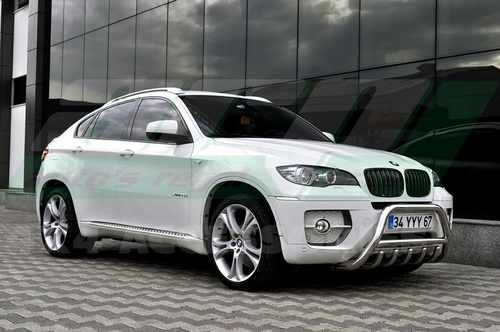 Кенгурятник WT003 (нерж.) 60мм для BMW X6 E-71 2008-2014