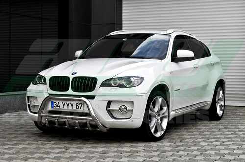 Кенгурятник WT003 (нерж.) 60мм для BMW X6 E-71 2008-2014