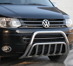Кенгурятник WT002 (нерж) для Volkswagen T5 2010-2015 