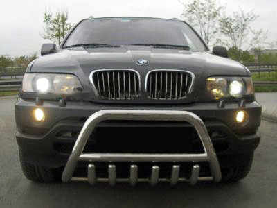 Кенгурятник WT003 (нерж.) 60мм для BMW X5 E-53 1999-2006 