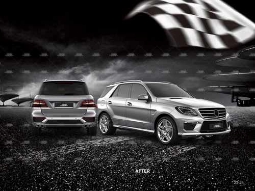 Комплект обваження ML63 AMG для Mercedes ML W166 2012+