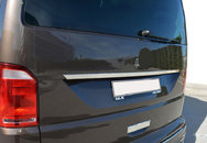 Хром накладка над номером на кришку багажника (нерж.) для VW T6 2015+ Carmos (Туреччина)