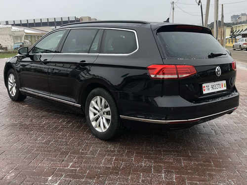Накладка на вторец заднього бампера (нерж.) 3 шт. для VW Passat B8 2015-