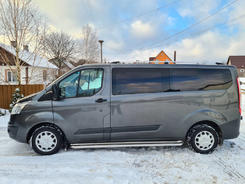 Рейлинги Хром Короткая, пластиковые ножки для Ford Custom 2013↗ гг.