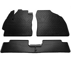 Гумові килимки (4 шт, Stingray Premium) для Toyota Corolla 2007-2013 років.
