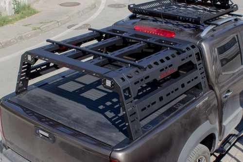 Роллбар Dakar Чорний Bed Rack для пікапу