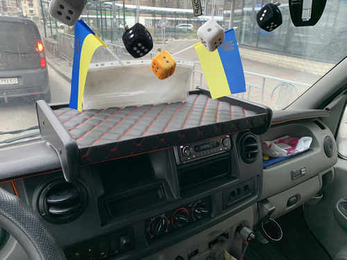 Полиця на панель (тип-2) для Renault Master 2004-2010 рр.