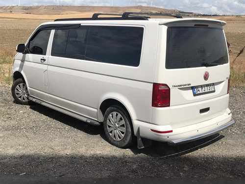 Алюмінієві рейлінги інтегровані для VW T5, T6 чорні (Довга база)