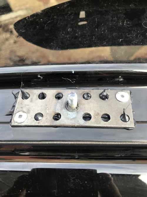 Рейлінги Хром XL база, пластикова ніжка для Peugeot Expert 2017 рр.