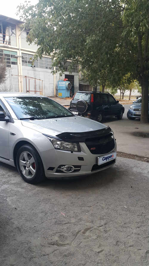 Дефлектор капота (Eurocap) для Chevrolet Cruze 2009-2016