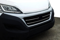 Хром накладки на решітку для Fiat Ducato 2014-