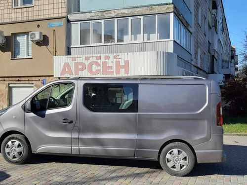 Рейлінги на дах Erkul Skyport (Crown) сірий мат Коротка база для Nissan NV300 2016+ рр.