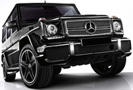 Передній бампер AMG (в зборі) G65 (чорна сітка) для Mercedes G сlass W463 1990-2018рр.