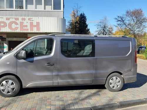 Рейлінги на дах Erkul Skyport (Crown) сірий мат Коротка база для Nissan NV300 2016+ рр.