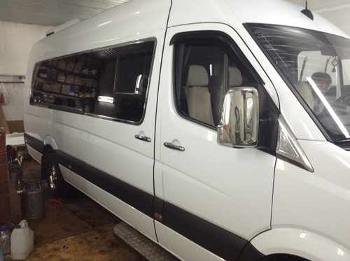 Хром накладки на дзеркала Carmos для Mercedes Sprinter 2007+