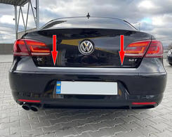 Кромка багажника (нерж.) для Volkswagen Passat СС 2008↗ мм.