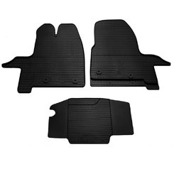 Резиновые коврики (3 шт, Stingray Premium) для Ford Custom 2013↗ гг.