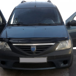 Дефлектор капота (EuroCap) для Dacia Logan MCV 2008-2014рр.
