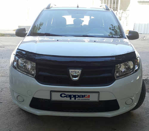 Дефлектор капота (EuroCap) для Dacia Logan MCV 2013↗ мм.