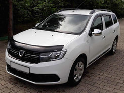Дефлектор капота (EuroCap) для Dacia Logan III 2013↗ мм.
