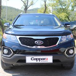Дефлектор капота (EuroCap) для Kia Sorento XM 2009-2012рр.