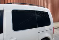 Хром комплект молдингів стекол (нерж.) для VW Caddy 2004-2011