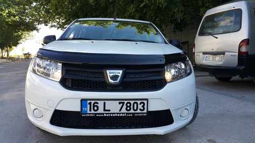 Дефлектор капота (EuroCap) для Dacia Logan MCV 2013↗ мм.