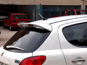 Спойлер (під фарбування) для Peugeot 207