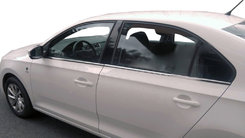 Зовнішня окантовка вікон (нерж) для Seat Toledo 2012↗ мм.