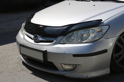Дефлектор капота (EuroCap) для Honda Civic Sedan VII 2001-2006 років.