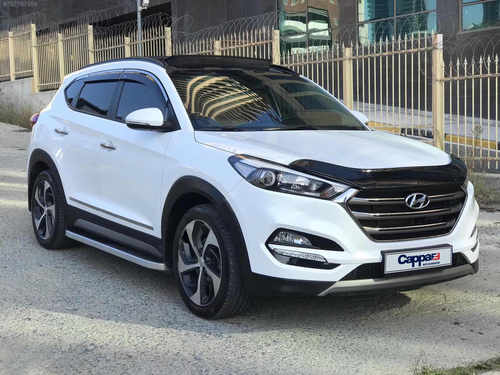 Дефлектор капота (EuroCap) для Hyundai Tucson TL 2016↗ мм.