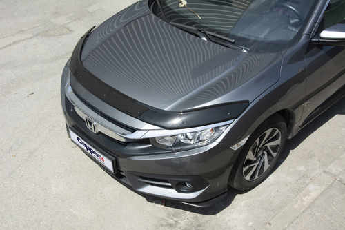 Дефлектор капота (EuroCap) для Honda Civic Sedan X 2016↗ мм.