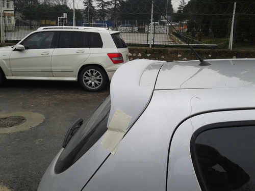 Спойлер (під фарбування) для Hyundai I-20 2008-2012рр.