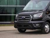 Накладки на решітку (2019+, 4 шт, нерж) OmsaLine - Італійська нержавейка для Ford Transit 2014↗ мм.